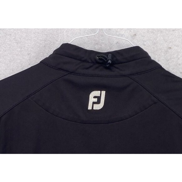 FootJoy Vest Men's Size Medium Full Zip Performance Black Sleeveless Golf - Picture 12 of 12